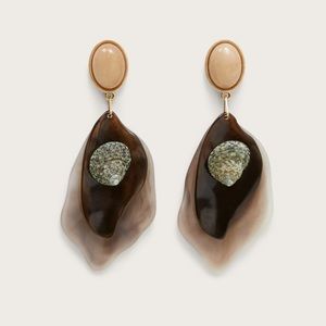 Mango Combined shell earrings
